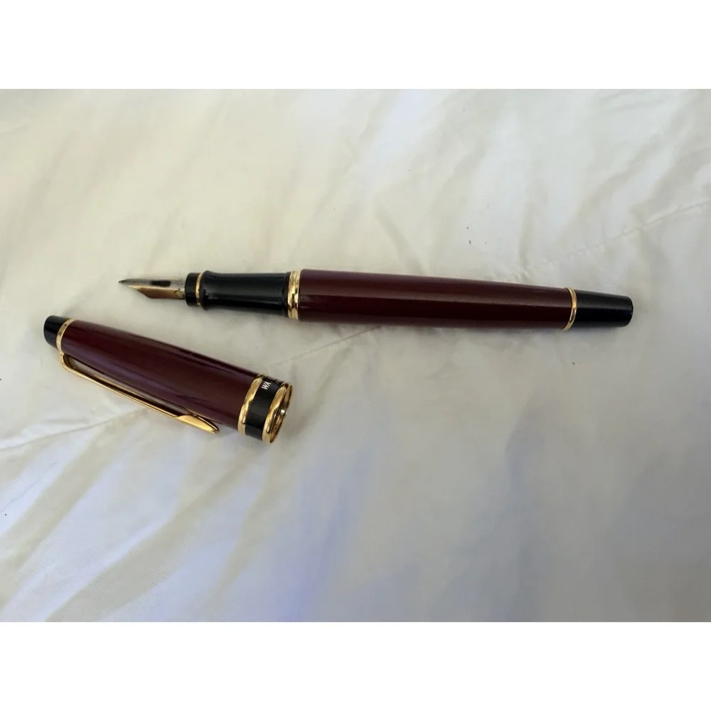 Waterman Expert I Fountain Pen Burgundy Gold Trim 1st Gen Vintage France